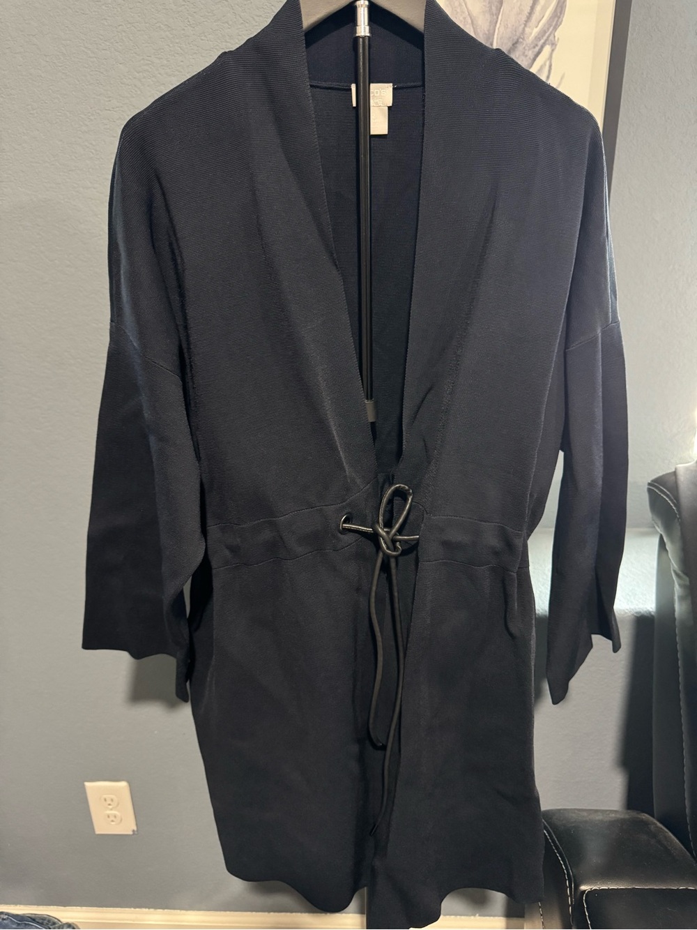 Chico's Travelers Tie-Waist Robe Cardigan